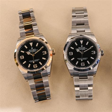 rolex explorer i vs|Rolex explorer 1 36mm.